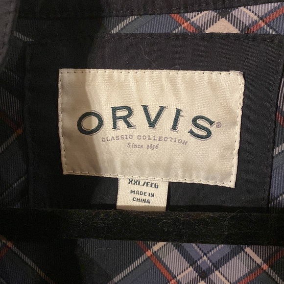 Mens Orvis windbreaker XXL black - Picture 2 of 6